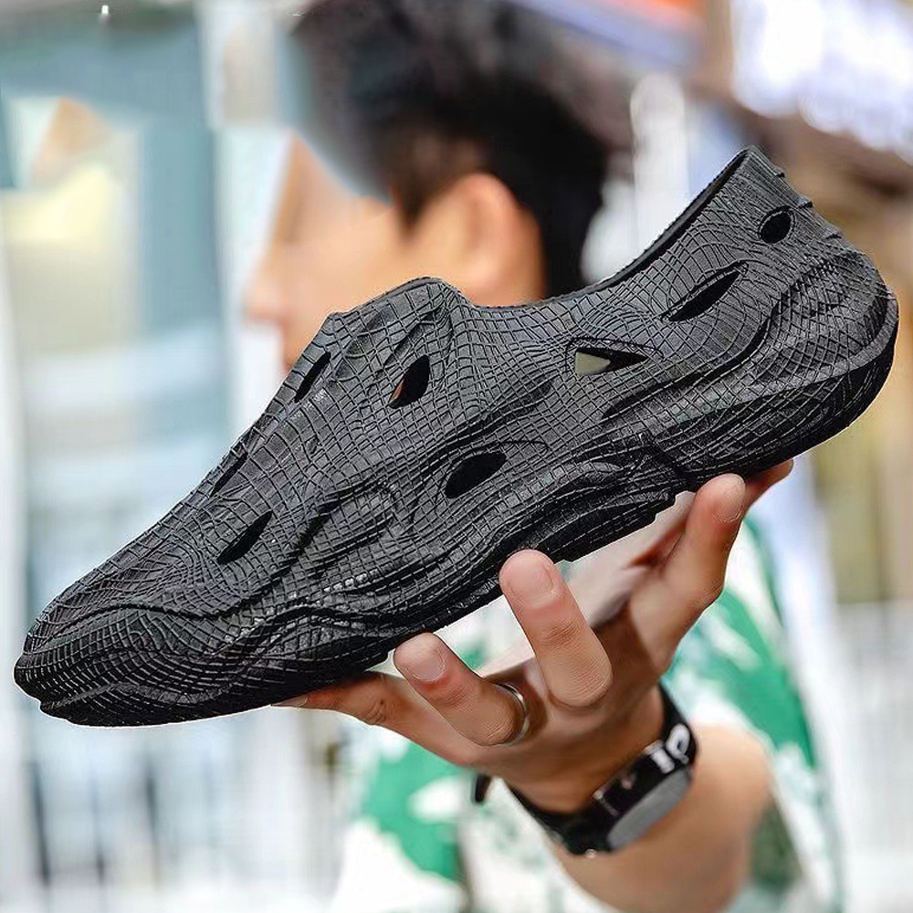 Giày lười nam nhựa thể thao siêu nhẹ êm chân lỗ thoáng khí đi biển đi mưa chống nước thoải mái siêu bền thegioigiay V376