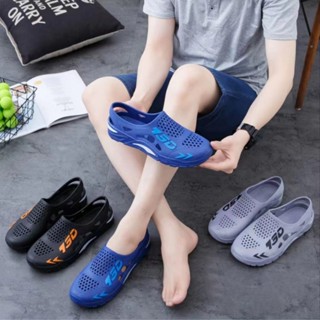 Giày lười nam nhựa thể thao siêu nhẹ êm chân lỗ thoáng khí đi biển đi mưa chống nước thoải mái thegioigiay V388