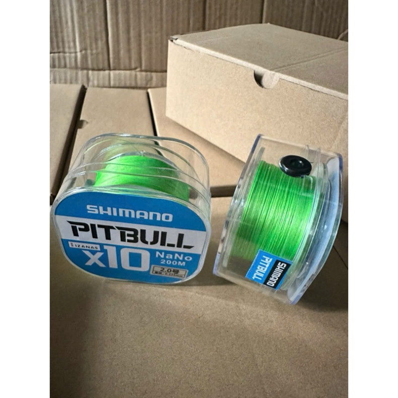Dây dù lure 200m shimano pitpull  x10 siêu mịn gaygoobb