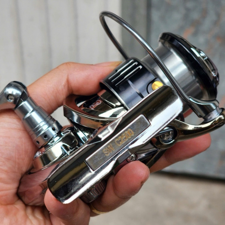 Máy Câu Cao Cấp Shimano Stella Phiên bản Probes SW - Tay Quay Xoáy Ren cao cấp gaygoobb