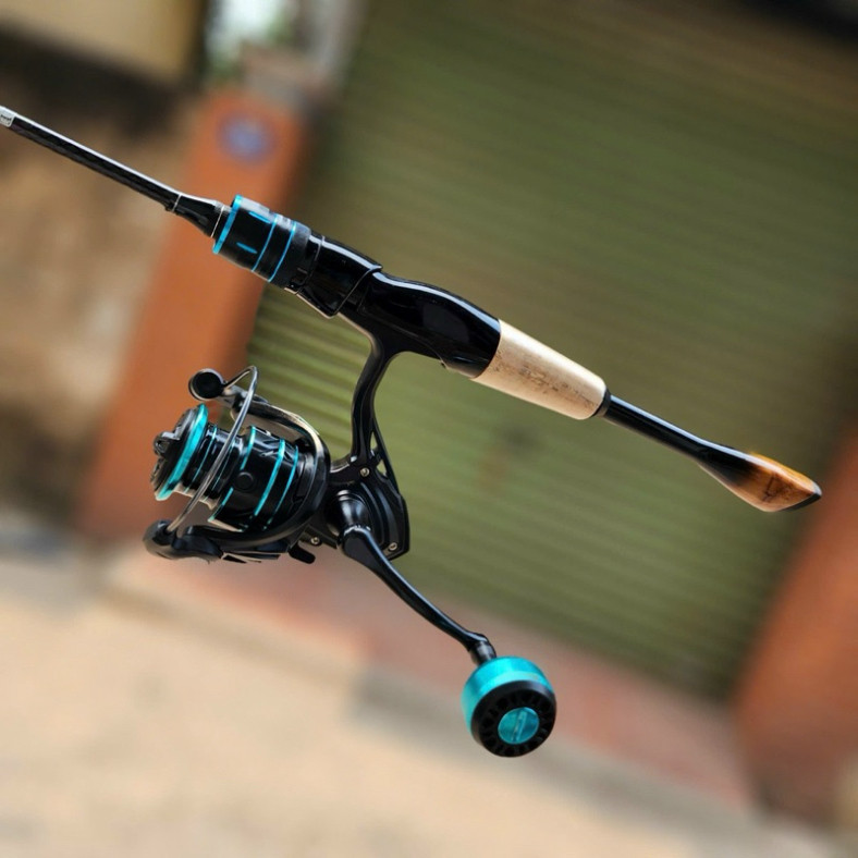 Bộ Cần UL Cán Bóng Chày Đứng - Golden mud carp - Kết hợp Máy Đứng Takumi HZ1000 Size cần 1m68 - 1m8 