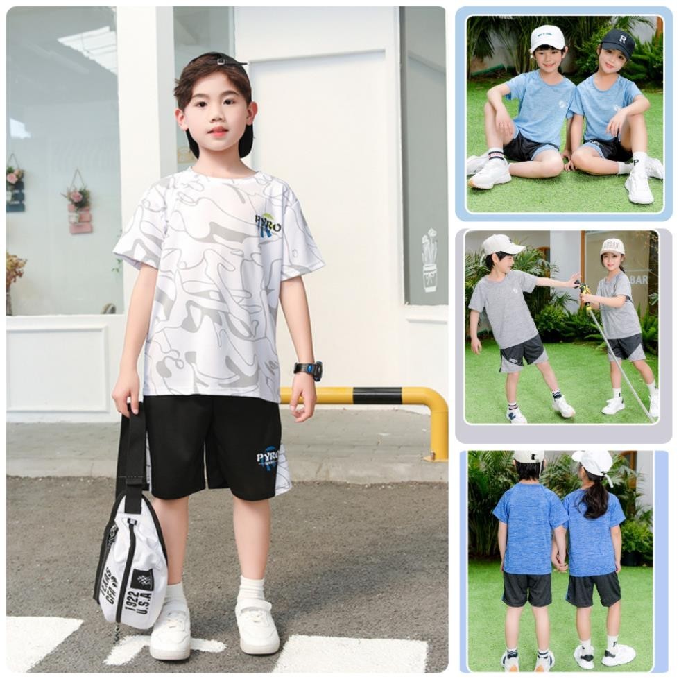 bộ quần áo thể thao bé trai lớn size đại BL2 size 110-170 15-45 kg thời trang trẻ em quảng châu
