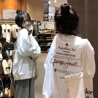 Fashion vintage xám tiêu cổ tròn Focus áo sweater nỉ dày nữ form rộng unisex local brand basic 100%cotton