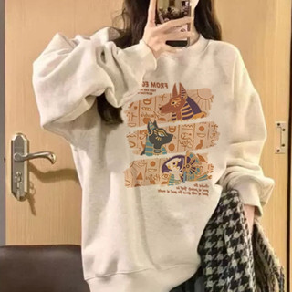  Focus local brand fashion vintage áo sweater nỉ bông nữ oversize unisex levents 100%cotton 