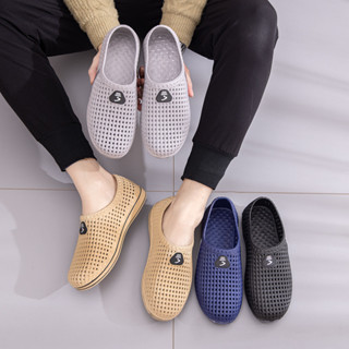 Giày sục nam nhựa quai hậu thể thao siêu nhẹ êm chân lỗ thoáng khí đi biển đi mưa chống nước siêu bền validep03 V348