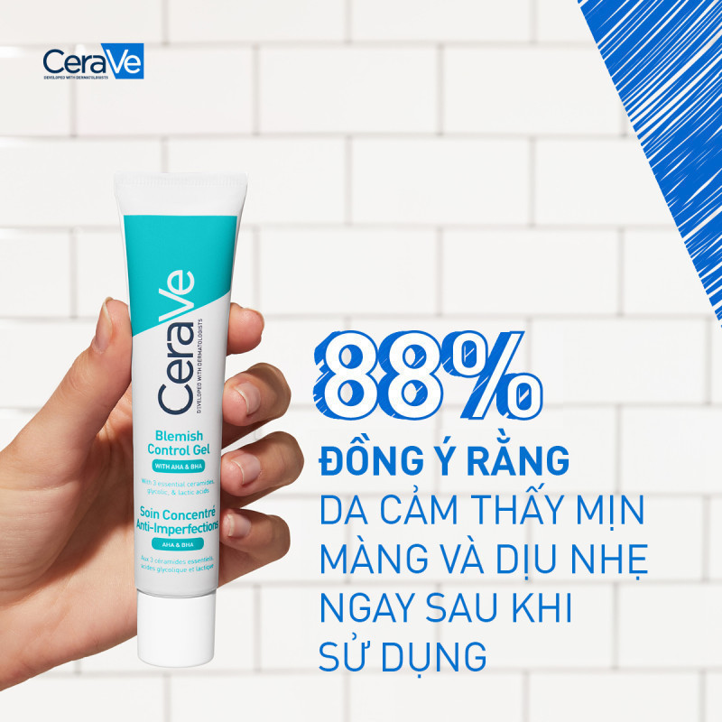Gel Giảm Mụn Mờ Thâm Phục Hồi Làn Da CeraVe Blemish Control Gel 40ml | BigBuy360 - bigbuy360.vn