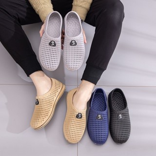 Giày sục nam nhựa quai hậu thể thao siêu nhẹ êm chân lỗ thoáng khí đi biển đi mưa chống nước siêu bền validep04 V348