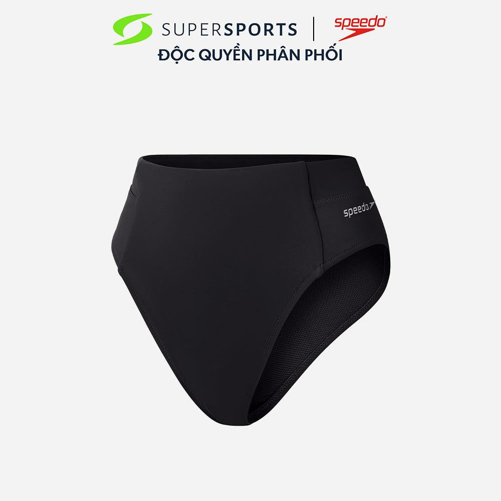 Quần Bơi Nữ Speedo Solid Hi Waist - Đen - 8-00392000334