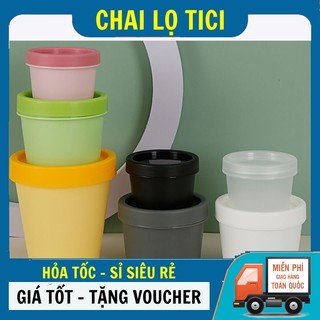 Hũ Hộp Ly Thái 50g 100g 200g Đựng Bột, Kem Body