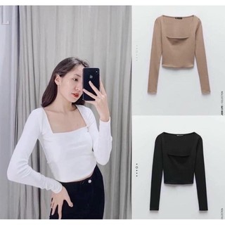 [CÓ SẴN- XUẤT TAG CHUẨN] Áo thun len mỏng  xuất tag chuẩn