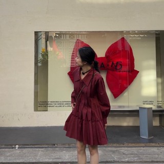 JENIE Dress (old) | mir.byhi | Đầm baby doll xếp li phong cách hàn quốc