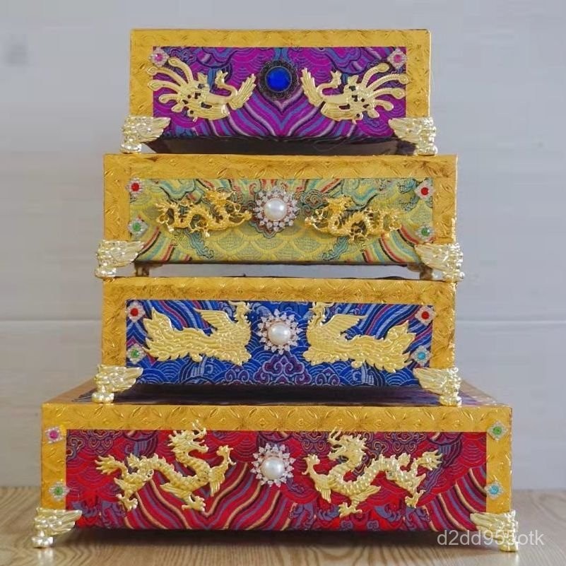 Đế Tượng Phật Bằng Gỗ Nâng Cao Thủ Công Gỗ Nguyên Khối Hình Chữ Nhật Đế Nâng Cao Để Tôn Sùng Tượng P