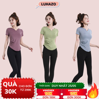 Đồ tập gym nữ LUHAZO set bộ đồ tập big size  yoga quần áo thể thao cao cấp thấm hút Pickleball  477 T2T3-T4