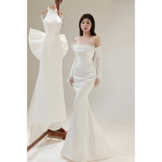  Váy tiệc đi bàn chụp ảnh cưới cao cấp kèm tay dài rời  mới nhất ảnh thật shop chụp. 