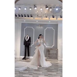 [LUXURY 2022]  Váy đi bàn, Váy cưới chụp ảnh cao cấp kiểu dáng hiện đại