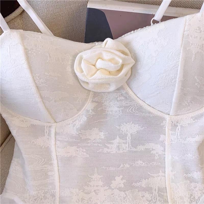 Áo kiểu cho nữ Áo 2 dây có cúp ngực đính hoa thiết kế tua rua thời trang Áo quây Áo tank top  AT27 | BigBuy360 - bigbuy360.vn