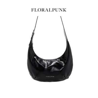 Túi Xách Floralpunk Brooklyn Slouchy Bag - Black