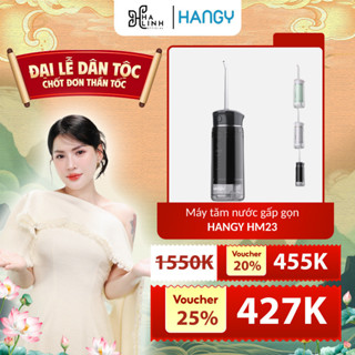 [Võ Hà Linh x Hangy] Máy tăm nước gấp gọn HANGY HM23  [1 đổi 1 trong 12 tháng]
