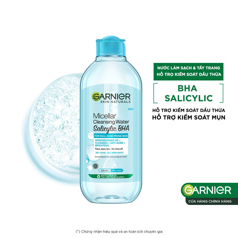 [CÓ SIZE MỚI] Nước Tẩy Trang làm sạch sâu dịu nhẹ cho mọi loại da - Garnier Micellar Cleansing Water 400ml & 700ml | BigBuy360 - bigbuy360.vn
