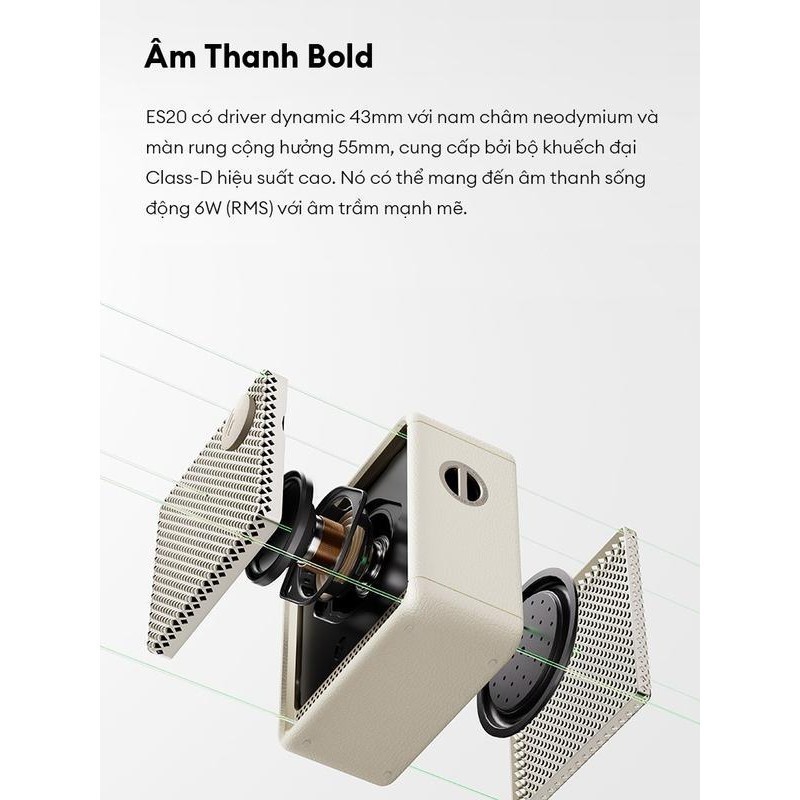 Loa Bluetooth Mini EDIFIER ES20 | Công Suất 6W | Thời lượng đến 12h | Kháng nước IP67 | Bảo Hành 15 Tháng | BigBuy360 - bigbuy360.vn