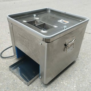 Máy Thái Thịt 2 Cửa Dao Thép Trắng Chống Gỉ Inox - Máy Thái Thịt Tươi Sống - Tái - Chín Mẫu Mới Loại 1