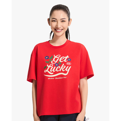 SKECHERS - Áo thun nữ cổ tròn tay ngắn CNY_SL125W240-005G