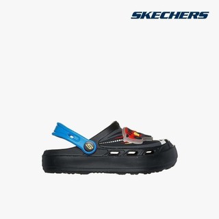 [SALE TRÊN 60%] SKECHERS - Giày clog bé trai hoạ tiết xe hơi Swifters Motor Brights 406713L-BLK