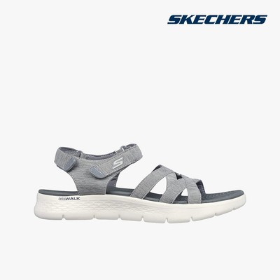 SKECHERS - Giày sandals nữ đế thấp Go Walk Flex_141450-GRY