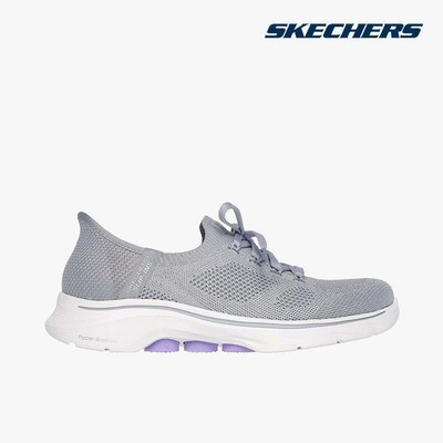 SKECHERS - Giày đi bộ nữ Slip Ins Go Walk 7 Via_125213-GYLV