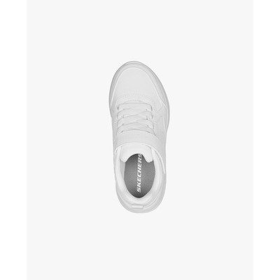 SKECHERS - Giày sneakers bé trai cổ thấp Bounder Power Study_405626L-WHT