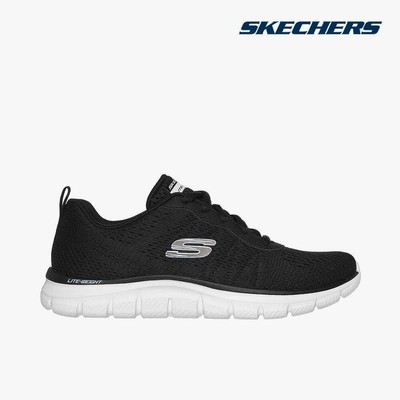 SKECHERS - Giày đi bộ nữ thời trang Sport Track New Staple_150141-BKW