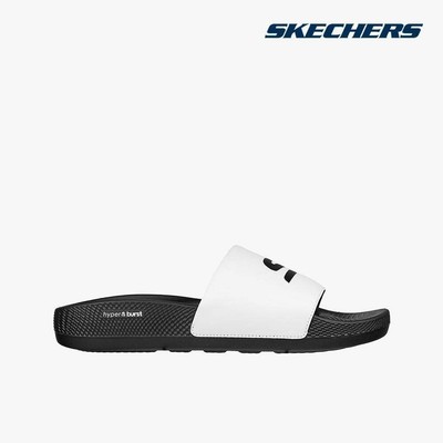 SKECHERS - Dép nam quai ngang Hyper_246020-WBK