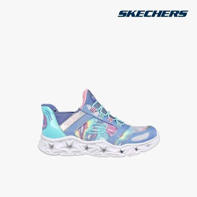 SKECHERS - Giày sneakers bé gái cổ thấp Galaxy Lights_303707L-BLMT