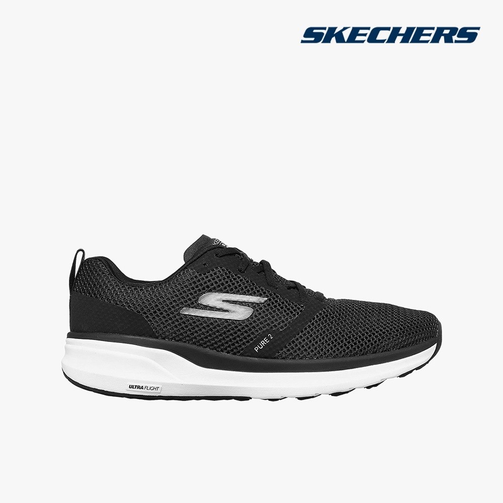 SKECHERS - Giày sneakers nữ cổ thấp GOrun Pure 2 Axis_172012-BKW
