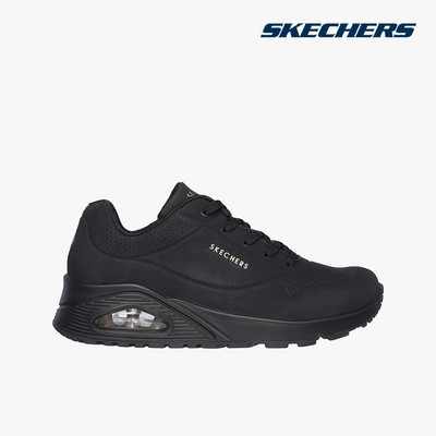 SKECHERS - Giày sneakers nữ cổ thấp Uno Stand on Air_73690-BBK