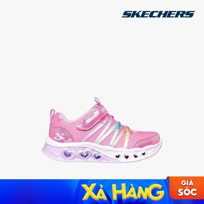 SKECHERS - Giày sneakers bé gái cổ thấp Flutter Heart Light_303252L-HPMT