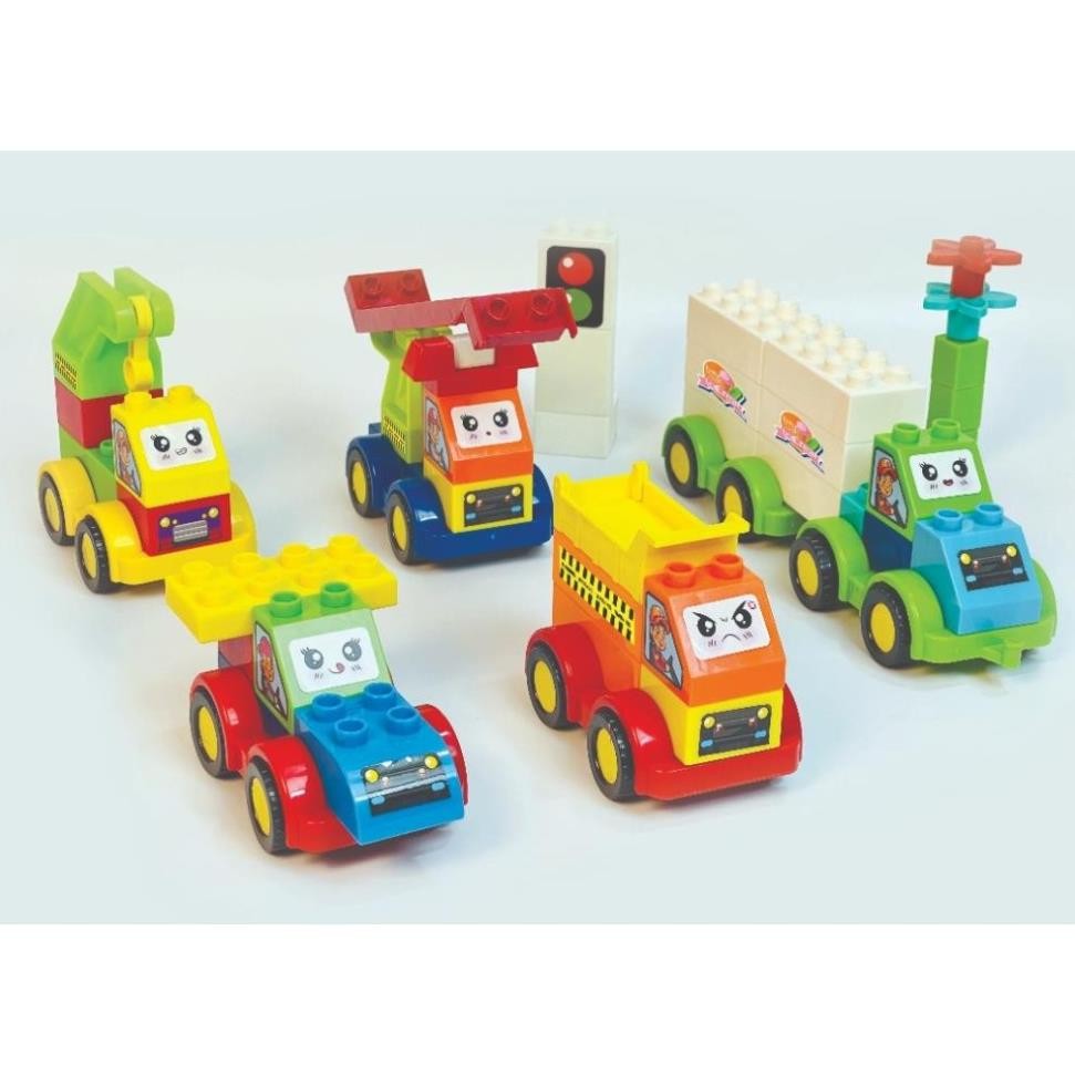 Xếp hình sáng tạo Foxi-Đồ chơi trẻ em Foxi-lắp ráp thông minh-tăng tư duy hình học-tập trung cao độ