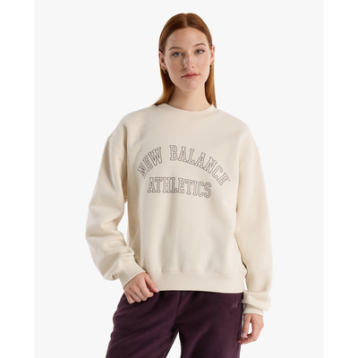 NEW BALANCE - Áo sweatshirt nữ cổ tròn tay dài Graphic Fleece_WT43516LI-018