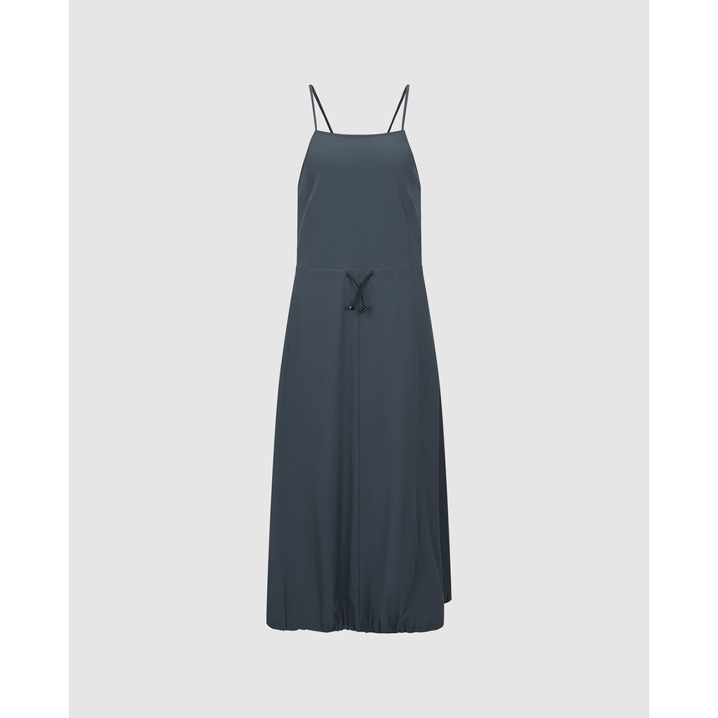 URBAN REVIVO - Đầm hai dây midi phom suông Cami_UWS750001-LA1
