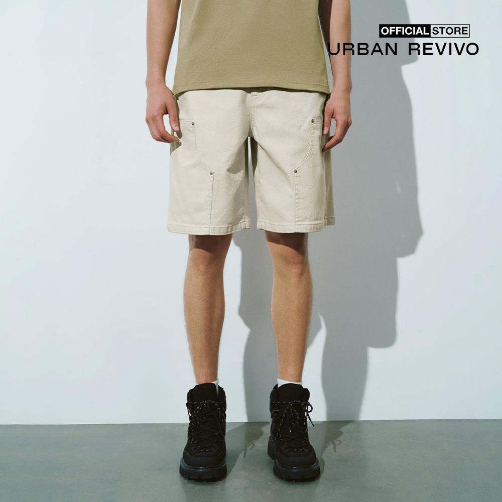 URBAN REVIVO - Quần shorts jean nam Leisure Time UML840076-W0A