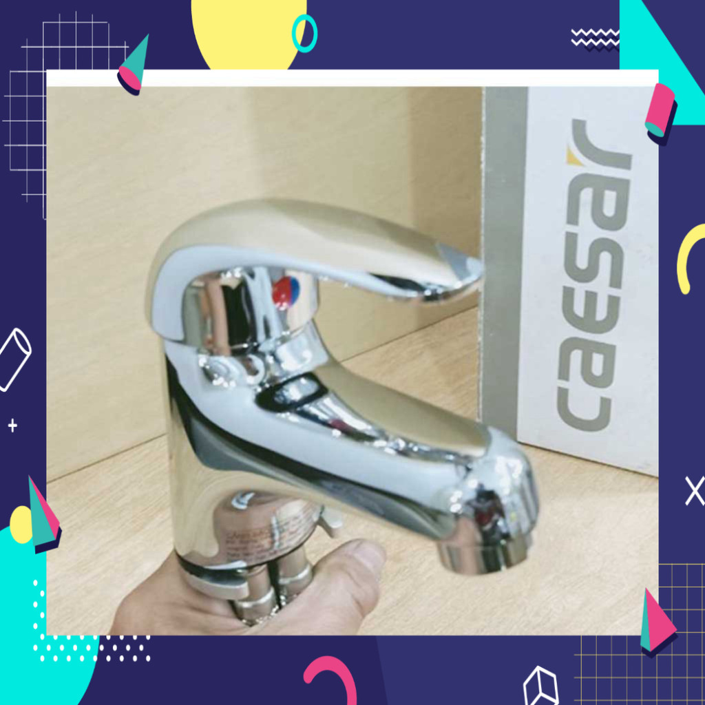 Vòi lavabo Caesar KAG-B260C best sellers chiết khấu giá tốt chất lượng tốt, vòi chậu gật gù nóng lạn