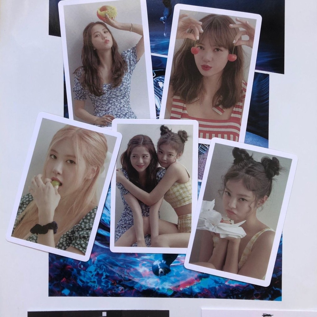 blackpink Mực 2020Hộp sưu tập thẻ nhỏ Park Chae Young Jin Jenny Xiao Ka Qingti Thịt Dâu Tây Bánh Ni