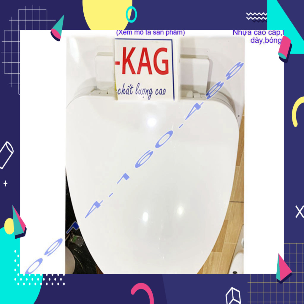 Nắp đậy cho bồn cầu 1 khối Inax C909-C900-C918 , nắp rơi êm bồn cầu khối Linax-CF909 giá tốt chất lư