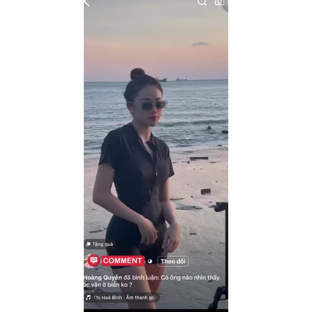 Bộ Bikini 4LOVE4 Liền Thân Kín Đáo Cộc Tay Dài Tay Ôm Sát Người Khoe Trọn Ba Vòng L11 | BigBuy360 - bigbuy360.vn