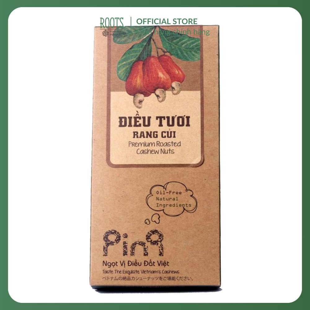 (ShipHỏaTốc) NAM XANH - Hạt Điều Rang Củi, Premium Roasted Cashew Nuts (50g)