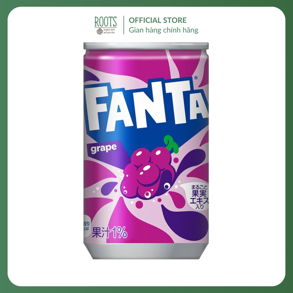 (Ship hỏa tốc) COCA COLA - Nước Ngọt Fanta Nho, Fanta Grape (160ml)