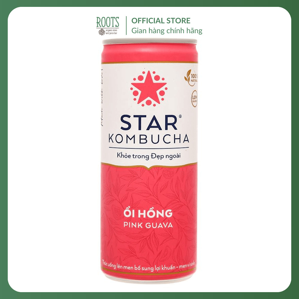 (ShipHỏaTốc) STAR KOMBUCHA - Trà Lên Men Vị Ổi Hồng, Pink Guava (250ml)