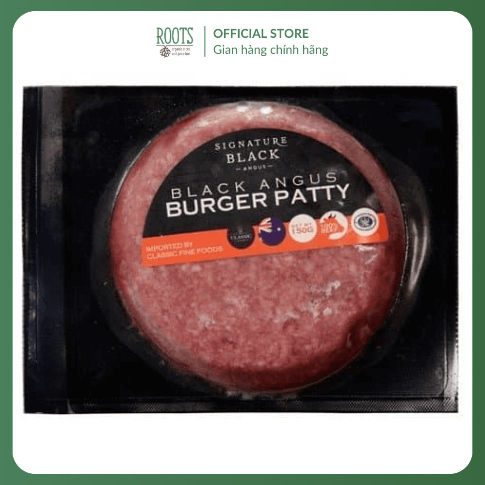 (Ship hỏa tốc) STANBROKE - Thịt Bò Burger, Black Angus Burger Patty (200g)