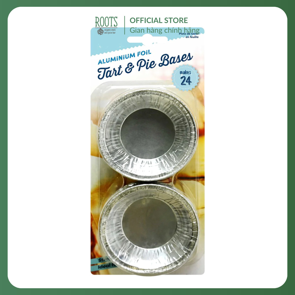(Ship hỏa tốc) Khuôn Giấy Nhôm Làm Bánh Tart, Aluminium Foil Tart & Pie Bases, 24 Cái