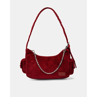  Túi Xách Nữ Thời Trang JUNO Cỡ Nhỏ Đeo Vai Phối Vải Nhung Tăm TXN912 